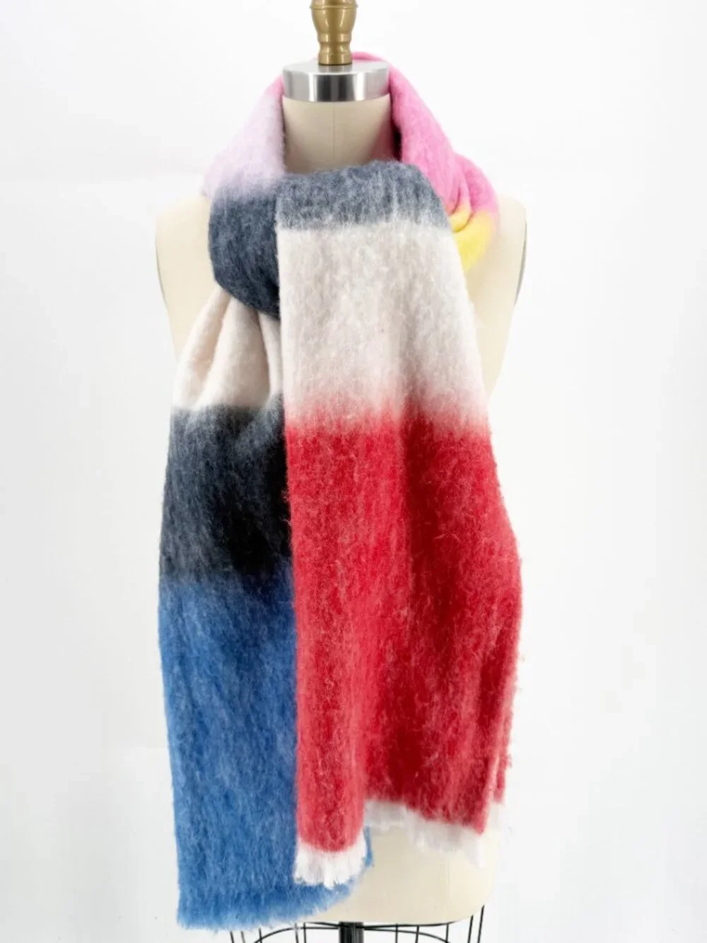 GAP Brush Colorful Chunky Oversized Scarf O/S